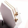 wholesale 18K gold floral earrings for women, new forest-style fresh and sweet fashion OL earrings, 9K gold ear wires, perfect gift for girlfriend-0-2