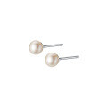 wholesale S925 silver pearl series petite sweet stud earrings for women, simple and hot-selling, factory direct, ear accessories M01341-0-4