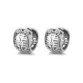 wholesale Aged S925 Sterling Silver Chinese-style Double Happiness Hollow Ear Clips with Ethnic Retro Design and Versatile Appeal-0-6