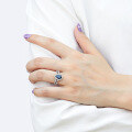 wholesale 925 Silver Engagement Ring Set for Women,,-0-3