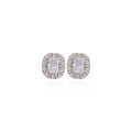 wholesale S925 Sterling Silver Icy Cut High-Carbon Diamond Earrings for Women, Luxury Style Pink Diamond Earrings-0-4