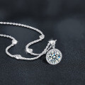 S925 Sterling Silver Moissanite Starry Sugar Chain Necklace-0-0