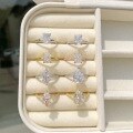wholesale S925 Sterling Silver Cross-Border Live Streaming Women's Ring with 8A High Carbon Square Ice Flower Zirconia, Super Sparkling 1-5 Carat Simulated Diamond Ring-0-2