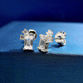 wholesale 925 silver new geometric earrings for women, stylish stud earrings, ins cross-border bestseller-0-2
