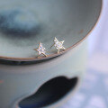 wholesale 9K Gold Korean Wholesale Mini Star Pure 9K Gold with Diamond Stars-0-1