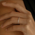 wholesale S925 solid silver minimalist Korean-Japanese style single-row thin tail women's ring joint tail ring-0-3