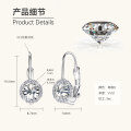 Sterling Silver Exaggerated European Cross-border Earrings with Moissanite Stars [Clearance Free Shipping]-0-29