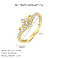 wholesale S925 Sterling Silver French-style Floral Ring For Women, Simple And Versatile Wholesale-0-8