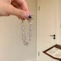 wholesale S925 Sterling Silver Lace Wreath Bracelet for Women, Small and Exquisite, Luxurious High-End Feel, Hollow-Out Woven Floral Shape Hand Accessory-0-1