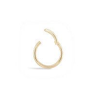 wholesale 925 Sterling Silver INS Minimalist Ear Cuff, Helix Earring, Nose Ring for Women-Gold single-8mm#1