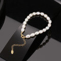 wholesale S925 Sterling Silver Baroque Natural Freshwater Pearl Adjustable Hand Chain Direct from Manufacturer-0-4