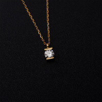 wholesale S925 sterling silver full-body necklace, fashionable and lightweight luxury collarbone chain, original design with a sense of high-end jewelry-BX0445-Gold>925 Silver