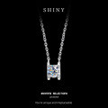 S925 Sterling Silver Moissanite Bull Head Necklace, Hypoallergenic and Tarnish-Resistant-0-4