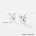 wholesale S925 Sterling Silver Star, Cloud, and Moon Combination Set Earrings, Small and Exquisite Minimalist Jewelry-0-6