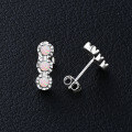 wholesale S925 Sterling Silver Earrings, Fashionable and Luxurious Niche Colored Zircon Jewelry Shuibei Factory Wholesale with Free Shipping-0-13