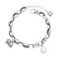 wholesale S925 Sterling Silver Vintage Elephant Smile Chunky Chain Bracelet for Women, Minimalist and Versatile with an Ins Style-0-4