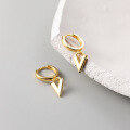 wholesale S925 Sterling Silver New Korean Style Short V-Shaped Stud Earrings M00725-0-1