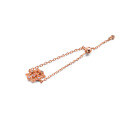 wholesale 14k Gold Plated Sterling Silver Adjustable Micro-Paved Zircon Floral Chain Ring Set-0-4
