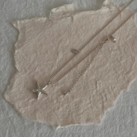 wholesale S925 Sterling Silver Minimalist Textured Irregular Starfish Pendant Matte Finish Necklace, Versatile Daily Wear Trendy Collarbone Chain-Silver 925 silver
