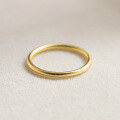 wholesale 999 Silver Matte Frosted Ring with Rippling Effect Minimalist Ins Style Stackable Band for Women R01365-0-4
