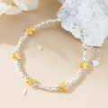 wholesale S925 Silver Dainty and Sweet Ins Style Small and Exquisite Gold Butterfly Broken Silver Bracelet S7915-0-3
