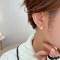 wholesale 925 Sterling Silver Pearl Stud Earrings For Women-0-3