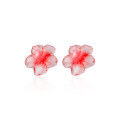 wholesale S925 Silver Nalan Small Fresh Sweet Peach Blossom Ear Studs Simple Pastoral Style Girl Earrings G3015-0-4