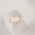wholesale 18K Gold Japanese Retro Style Teardrop Moonstone Sky Blue Ring Jewelry Factory Wholesale-0-2
