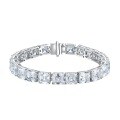 wholesale S925 Sterling Silver Fully Diamond-Studded Pagoda Bracelet, New Design, Fashionable and Elegant, Ins Style for Distinguished Women-0-4