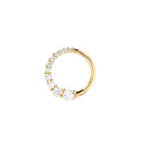 wholesale 925 Sterling Silver INS Minimalist Ear Cuff, Helix Earring, Nose Ring for Women-Gold Single-#4