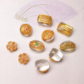 wholesale S925 gold-plated silver spacer beads for the Five Longitude Tara accessory, S925 gold-plated silver stringing ornament spacer beads for handmade DIY semi-finished products-0-0