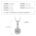 S925 Silver Geometric Square Pendant Necklace for Women-0-4