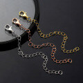 wholesale S925 Sterling Silver Versatile Extension Chain, Fashion Minimalist Chain, DIY Simple Elegant Accessory Chain-0-3