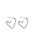 wholesale S925 Sterling Silver Trendy Minimalist Small Fresh Love Stud Earrings for Women, Versatile and Chic Summer Accessory-0-4