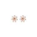 wholesale S925 Sterling Silver Fresh Floral Small Daisy Ear Studs, Cute and Sweet Sunflower Ear Accessories G5295-0-4