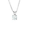Silver 1ct D Color Four-Prong Cowherd Necklace Moissanite Cross-border Wholesale-0-1