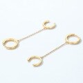 wholesale S925 Silver Metal Korean and Japanese Light Luxury New Stylish Earrings Minimalist Ethereal Ear Cuff Advanced Design Wholesale from Manufacturer-0-4
