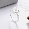 wholesale S925 Sterling Silver Fortune Cat Coin National Trend Chinese Style Niche Vintage Design Light Luxury Openable Ring for Women-0-2