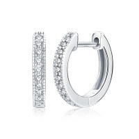 Sterling Silver Exaggerated European Cross-border Earrings with Moissanite Stars [Clearance Free Shipping]-Style F [Clearance Sale - Free Shipping] Silver  925 Silver