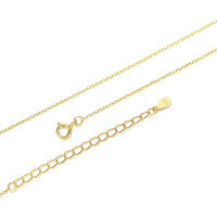 wholesale S925 Sterling Silver Women's Lucky Number Necklace, Fashionable And Versatile Pendant, Trendy Delicate Cross-border Choker-Gold cross chain / 40+5cm 925 silver