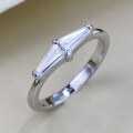 wholesale S925 Sterling Silver Style Zircon Inlaid High-End Minimalist Fashion Ring for Women, Little Red Book Live-0-1