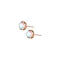 wholesale S925 Silver Dreamy Moonstone Mini Cute Elegant Round Niche High-end Commuting Versatile Stud Earrings M01536-0-4