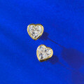 wholesale S925 silver jewelry, 7*7mm heart-shaped earrings, classic fashion piece for AliExpress cross-border sales-0-2