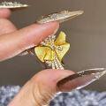 wholesale S925 Gold-Plated Metal Full Diamond Brushed Christmas Style Firework Brooch, Youthful Design, Zhuzhifan Jewelry Live New Release-0-0