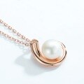 wholesale S925 Sterling Silver New Original Design Fashion Pearl Pendant Necklace Korean Style Jewelry Wholesale-0-3