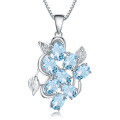 wholesale S925 silver jewelry with a design aesthetic, topaz pendant,,-0-15