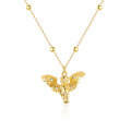 wholesale S925 Sterling Silver Vintage French-style Archangel Cupid Pendant Necklace For Women-0-0
