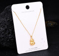 Sterling Silver Gilded Diamond-Cross Pikaxiou Pendant Necklace-0-29