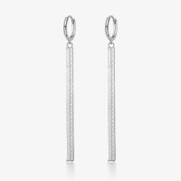 wholesale 925 Sterling Silver Minimalist Flat Snake Chain Tassel Ear Cuff for Women, Small Design with High-End Feel and Versatile Style-Silver 925 silver