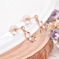 wholesale 18K Gold au750 Earrings Diamond Stud Earrings 9K 14K Rose Gold Earrings Moissanite Direct Factory Wholesale-0-2